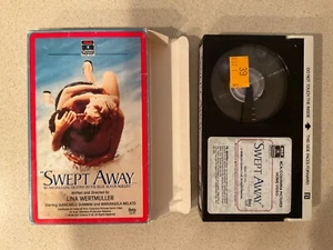 Swept Away (BETA, 1984, RCA Side Load) GIancarlo Gianninni, Mariangela Melato - Picture 1 of 3