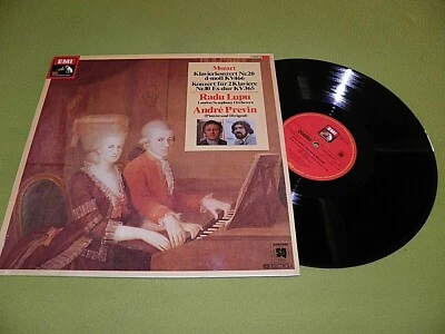 Mozart Piano Concertos No. 20 & 10 / Radu Lupu / Previn / EMI SQ Quadraphonic LP - Image 1 of 2