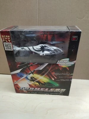 Chameleon Color Morphing Chopper EB Brands Wireless Control Helicopter - Image 1 of 4