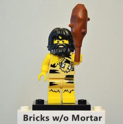 Nueva Minifigura LEGO Caveman Genuina con Club Serie 1 8683  Foto 1 de 3