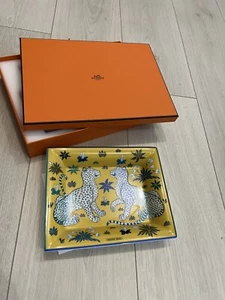 Hermes Les Leopards Change Tray - Picture 1 of 4