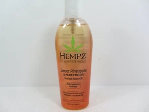 HEMPZ SWEET PINEAPPLE & HONEY MELON HERBAL BODY OIL - Picture 1 of 1