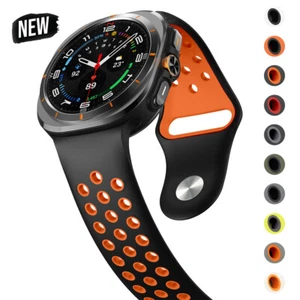 Silicone Sports Band For Samsung Galaxy Watch Ultra Strap 47mm Solf Watchstrap - Picture 1 of 21
