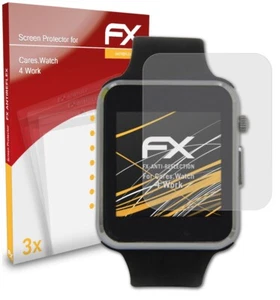 atFoliX 3x Screen Protection Film for Cares.Watch 4 Work matt&shockproof - Zdjęcie 1 z 8