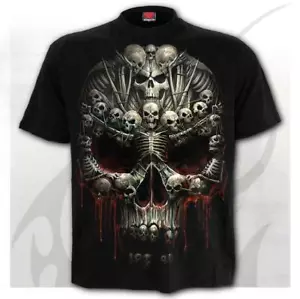 Camiseta Spiral Direct Death Bones Cráneo Gótico Esqueletos Cruz Fantasía T126M101 - Imagen 1 de 3
