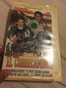 EL CORRECAMINOS VHS GERARDO ALBARRAN RARE TEX MEX SPANISH - Picture 1 of 3