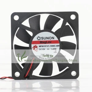 Sunon MF60101V1-1000C-A99 DC12V 0.12A 1.42W 6010 Axial 2WireOriginal Cooling Fan - Picture 1 of 4