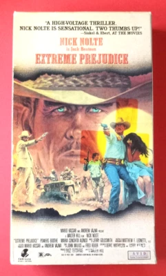 EXTREME PREJUDICE VHS Movie Tape NICK NOLTE Action Adventure vintage 1991 Ex ! Foto 1 de 4