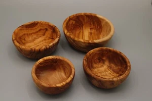 Olivenholzschale, Länge wählbar ( 12,14,16,18 cm),Müslischale, Snackschale - Bild 1 von 9