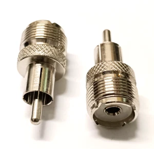 ADATTATORE RCA MASCHIO - PL 259 FEMMINA - Zdjęcie 1 z 1