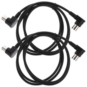 2 Pcs Doppelte Männliche Verbindungskabel Professionelles Instrumentenkabel - Bild 1 von 12