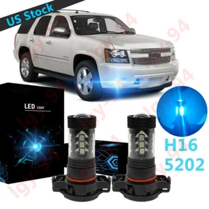 5202 luces antiniebla LED azul hielo bombillas de conducción para Chevy Tahoe 2007 2008 2009-2015 - Imagen 1 de 11