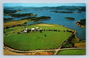 Beautiful Cherokee Lake Panoramic View Eastern Tennessee Postcard Unposted - Picture 1 of 2