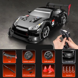 1/16 RC Voiture Télécommandée 30 km/h 4WD Télécommande RC Racing Autodrift - Photo 1/12