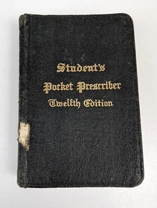 Student's Pocket Prescriber Twelfth Edition By David Mitchell MacDonald HC 1946 - Picture 1 of 16