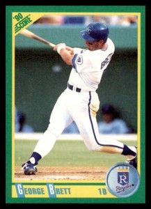 1990 Score #140 George Brett Kansas City Royals