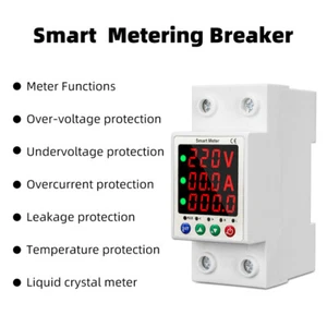 Tuya WiFi Automatic Recloser Protector Intelligent Metering Breaker Switch - Picture 1 of 8