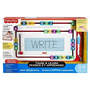 Fisher Price Think & Learn Alpha Slide Writer Learning Practice Writing Spelling - Picture 1 of 3