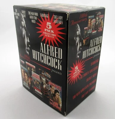 Alfred Hitchcock 1999 Collector's Series VHS Platinum B&W 100th Anniversary NEW - Image 1 of 4