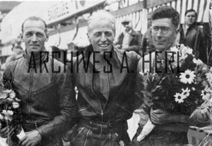 Norton Werksfahrer Jimmie Guthrie gewann 1935 den Großen Preis von Belgien Foto - Bild 1 von 1