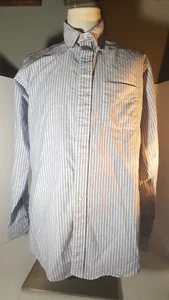 LL Bean button down shirt 16-32 Striped  - Picture 1 of 2