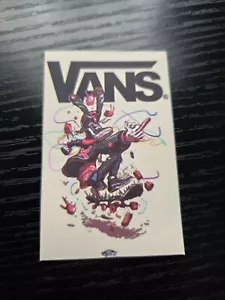 Vans Off The Wall Skateboarding Sticker Shoe Logo Decal Waterproof & Durable #40 - Picture 1 of 3