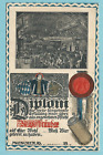 München, Diplom Siegel Für .... Maß Bier, Hofbräuhaus - Prägekarte Ungel 1920