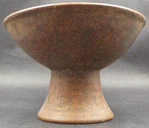 Pre-Columbian Narino Culture Polychrome Pedestal Pottery Bowl ca. 800 - 1200 AD - Picture 1 of 11