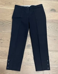 Talbots Women’s Black Perfect Crop Pants - Size 4 Very Good - Picture 1 of 5