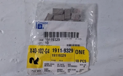 Conjunto de fusibles GM, 15 A M, estuche gris 2021-2023 Buick Envision, Buick La 2017-2019 Foto 1 de 4