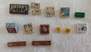 Lego 21310 Some Of The Printed Tiles For Old Fishing Store - Picture 1 of 4
