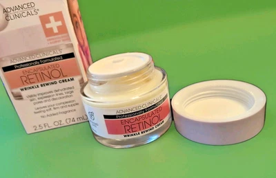Advanced Clinicals Retinol Wrinkle Rewind Cream 2.5 fl oz New In Box  - Image 1 of 4