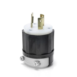 Leviton 2321 NEMA L6-20P 20 Amp 250 Volt Twist Lock Plug - Picture 1 of 3