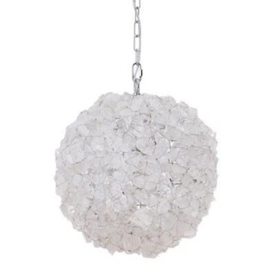 Craftmade 48491 Roxx 14"W Crystal Pendant - Chrome - Image 1 of 4