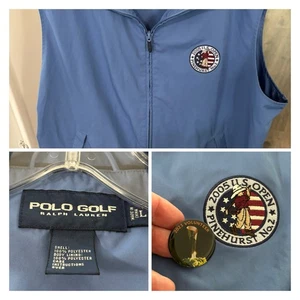 2005 USGA U.S. OPEN UOMO GRANDE FULL ZIP GILET (POLO GOLF) - USATO IN OTTIME CONDIZIONI E SPEDIZIONE GRATUITA! - Foto 1 di 11