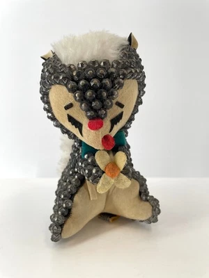 Vintage Skunk Dakin Dream Pets Toy Plush - Rare Beaded Version - Image 1 of 4