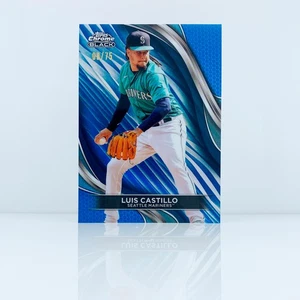 Luis Castillo - 2024 Topps Chrome Black - Blue - Mariners - 8/75 - Bild 1 von 2