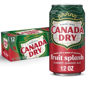 Canada Dry Cherry Gingerale Fruit Splash 12oz, 12er Pack - Bild 1 von 1