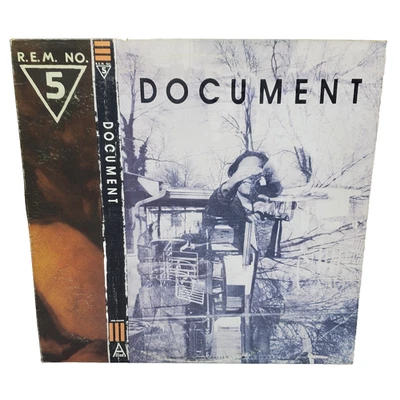 Vintage R.E.M. - REM Document (1987) LP Vinyl Album Record IRS-42059 MCA Canada - Image 1 of 4