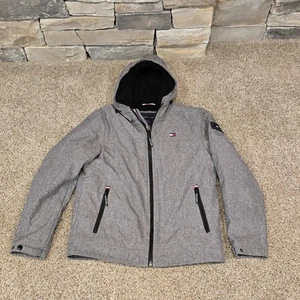 Men’s Tommy Hilfiger Performance Jacket with Sherpa Lining Medium Gray - Picture 1 of 11