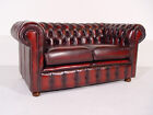 Chesterfield Leather Suite Chair Sofa B/new 3 Colours