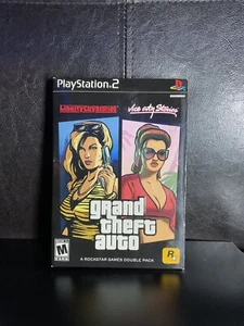 Grand Theft Auto: Liberty City Stories/Vice City Stories Sony Playstation 2 en caja original - Imagen 1 de 8