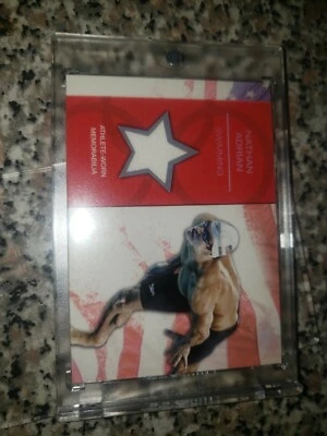 2012 TOPPS 美国奥林匹克遗物 NATHAN ADRIAN ATHLETE-WORN #OR-NA 游泳  — 第 1/3 张图片