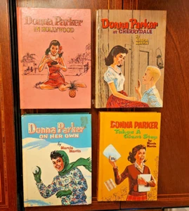 LOT OF 4 DONNA PARKER HOLLYWOOD, CHERRYDALE, ON HER OWN, GIANT STEP.  WHITMAN - Picture 1 of 10