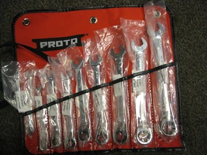 Proto Combination Wrenches 9 Piece 9/32"-3/4" 12 Point - Foto 1 di 2