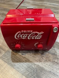 OLD VINTAGE Coca-Cola Cooler Radio - Great Display Item! - Picture 1 of 3