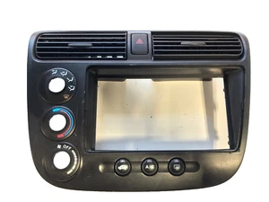 01 - 05 Honda Civic - Center Dash Bezel Radio Heat A/C Trim OEM 2005 - Bild 1 von 3