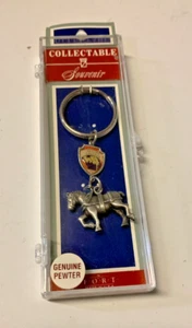 Va Souvenir Fort Skyline Caverns Virginia Llavero Peltre Caballo Hecho en EE. UU. - Imagen 1 de 4