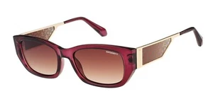 Superdry SDS-5036 Women's Sunglasses 161 Crystal Aubergine/Brown - Picture 1 of 4