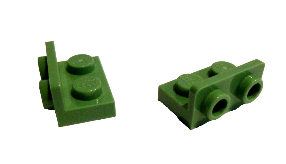 2 x LEGO® 99780 City,System,Konverter 1x2 in sandgrün Neuware. - Bild 1 von 1